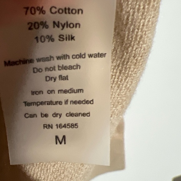 Beige Sweater silk blend - Picture 3 of 3